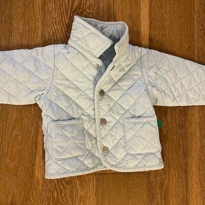 United Colors Of Benetton Light Blue Quilted baby Jacket 9M